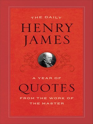 cover image of The Daily Henry James